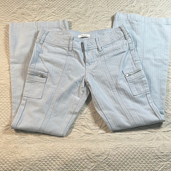 PacSun Light Gray Denim Pants - Picture 1 of 6